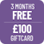 £100 BT Gift Card - see BT's website for further details