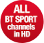 All BT Sport channels in HD