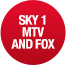 Get Sky 1, MTV and FOX!