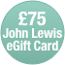 John Lewis £75 E-Giftcard