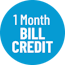 1 month bill credit - £21.99