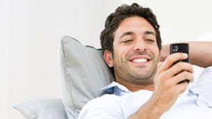 Man using phone