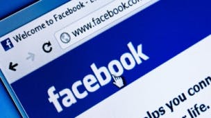 Facebook homepage in web browser