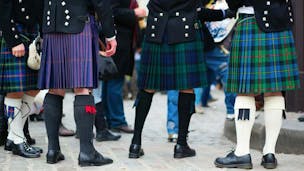Men wearing kilts