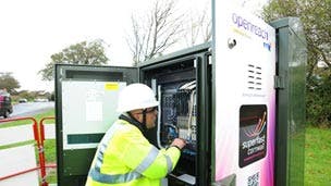 Openreach engineer doing his thang