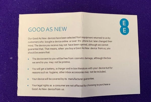 EE good as new