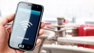 Smartphone connected to Wi-Fi