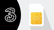 Three logo and SIM