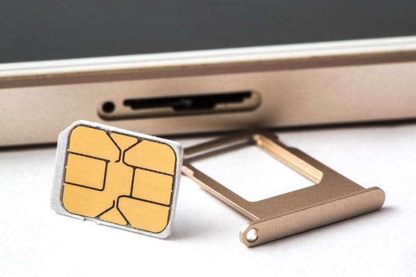 SIM in phone