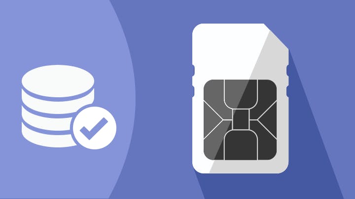 Data only SIMs icon