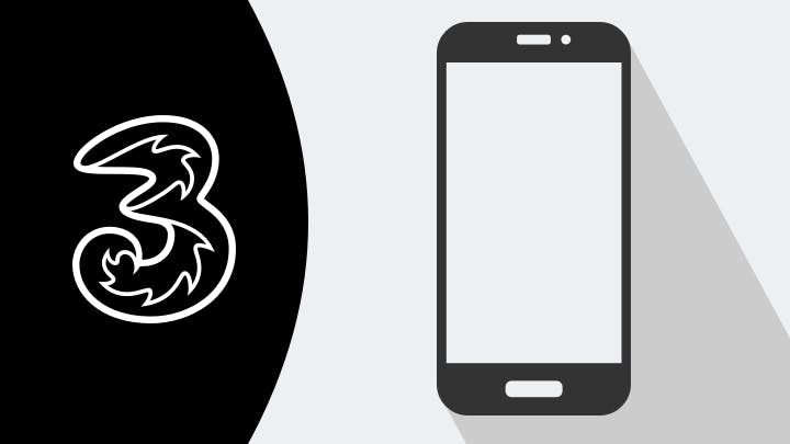 Three logo and mobile