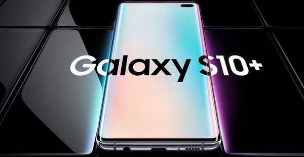 Samsung Galaxy S10 packshot