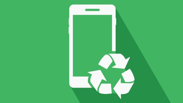 Recycling your mobile icon