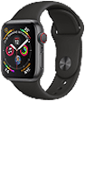 Apple Watch Nike+ Series 4 (GPS + Cellular) Aluminium 44mm Space Grey