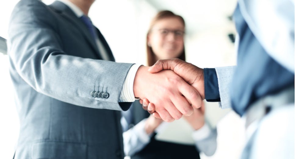 Men shaking hands