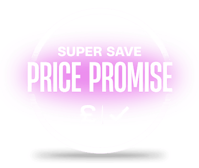 Super save price promise logo