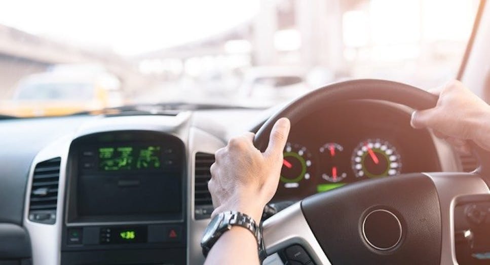 Driving a car