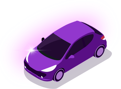 purple image of a car