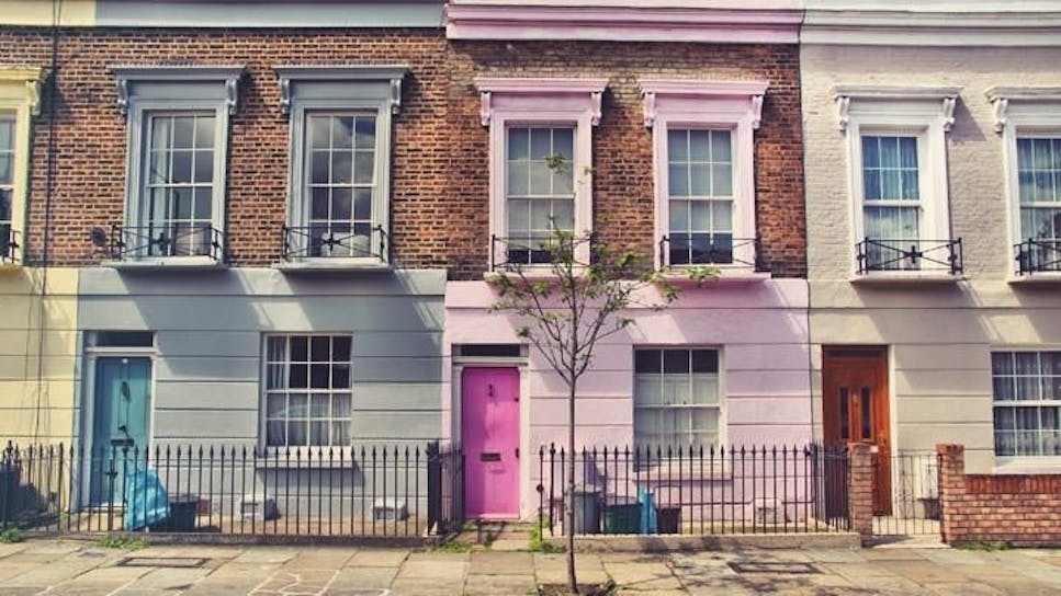 Colourful houses