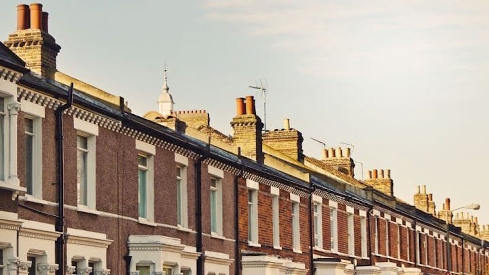 Terraced rooftops