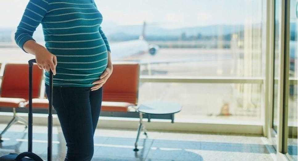Pregnant traveller