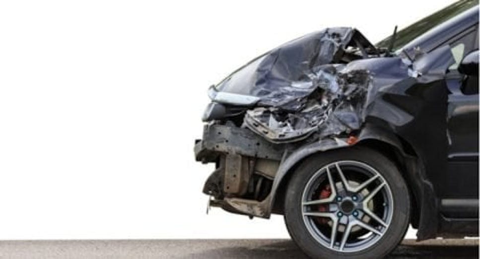 Damaged car