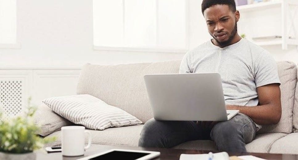 Man on laptop