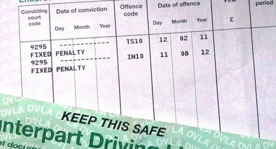 speeding conviction