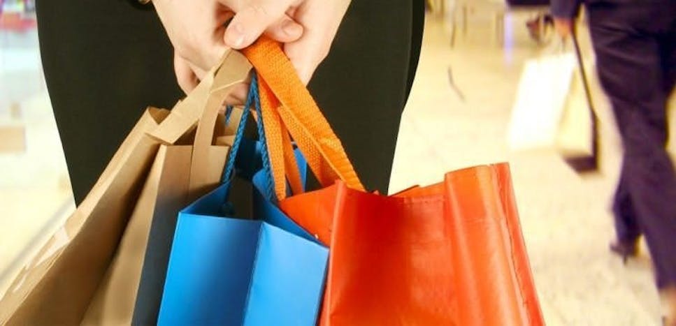 People with bags