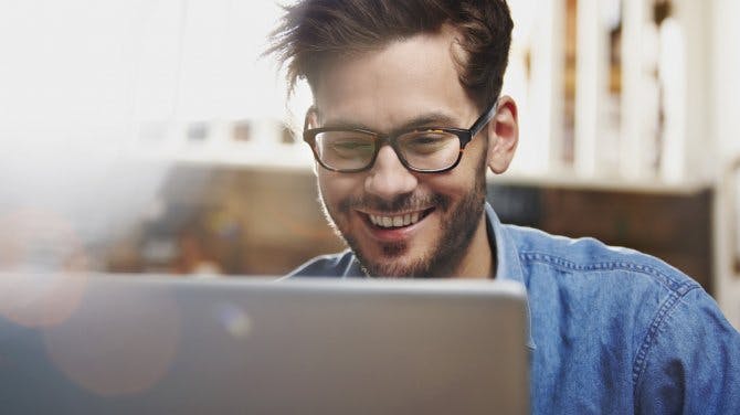 Man on laptop