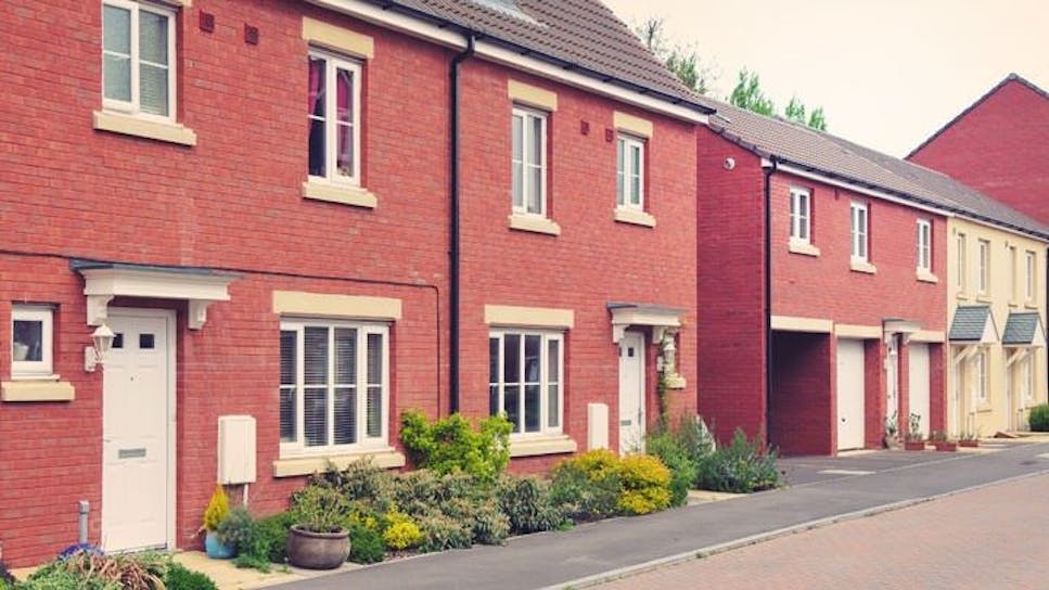 Houses on a street