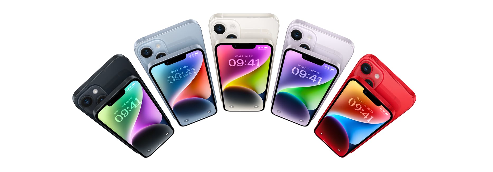 iPhone 14 colour variants