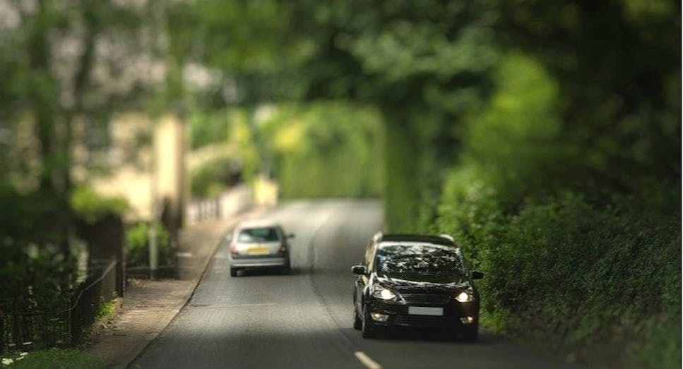 cars driving