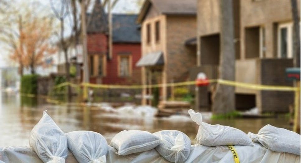flooded street
