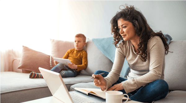Woman on laptop