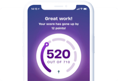 credit score app screen