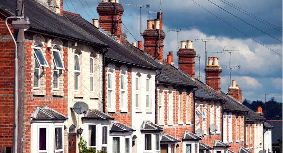 home insurance row of houses