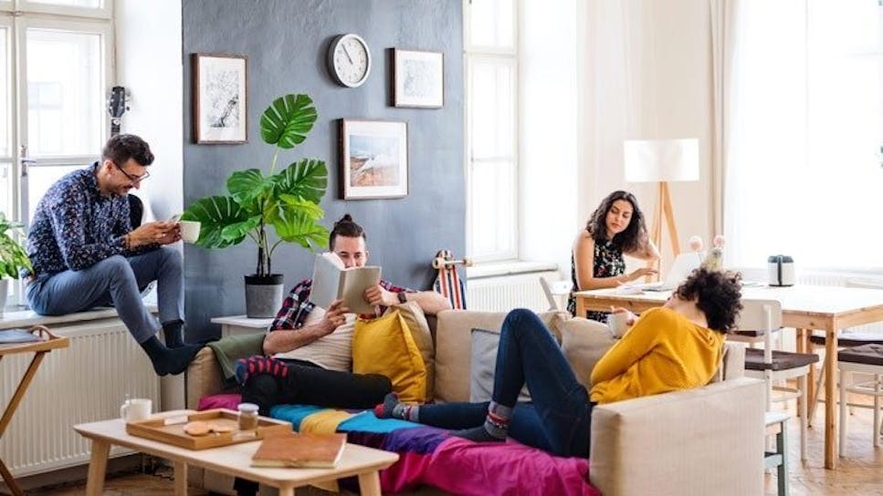 people in shared home