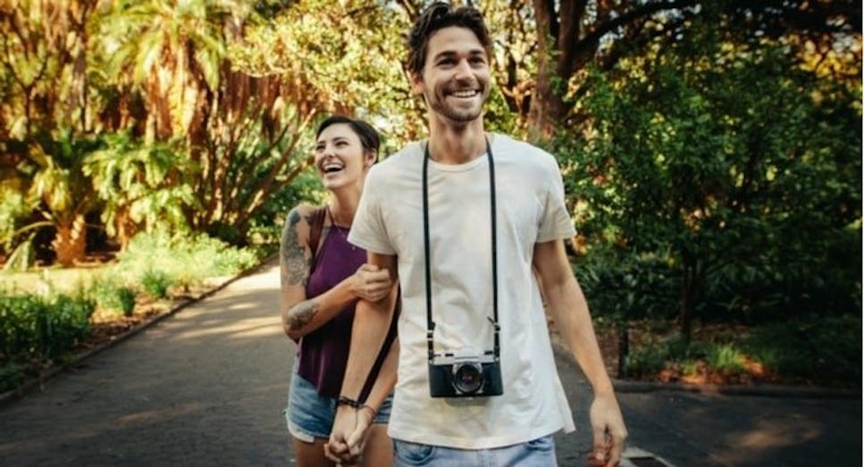 Couple on holiday