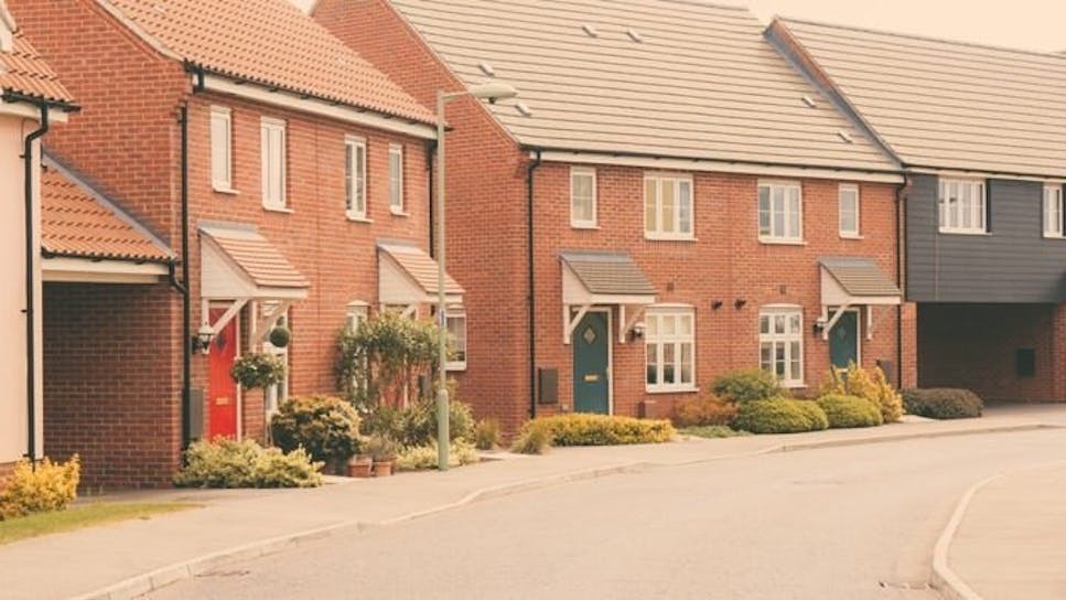 Row of detatched houses