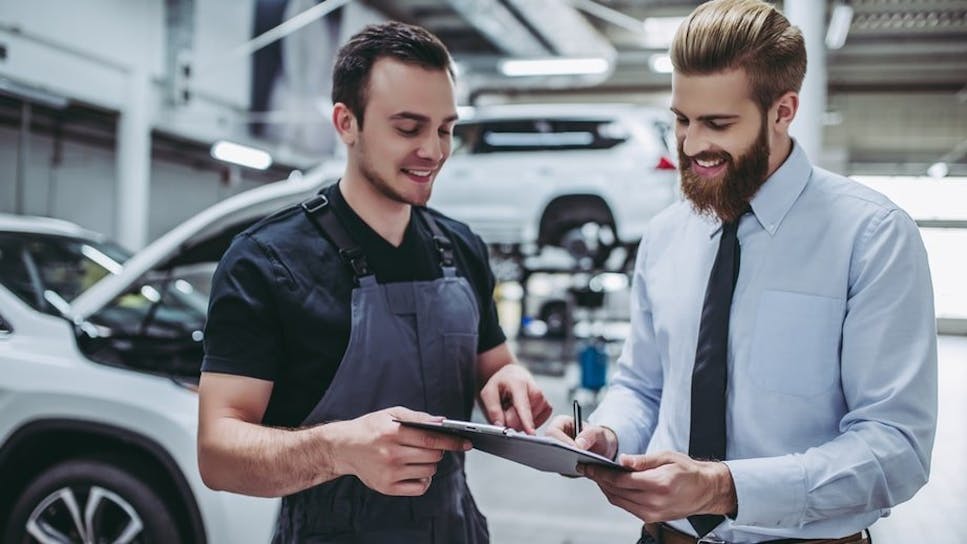Car mechanic and owner