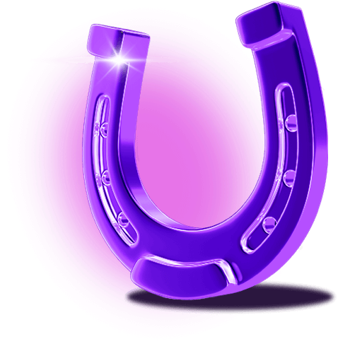 Purple horseshoe