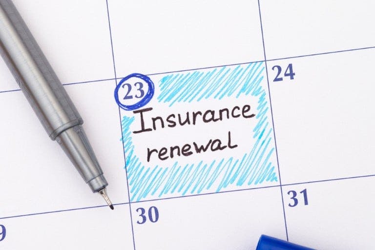 Insurance renewal.