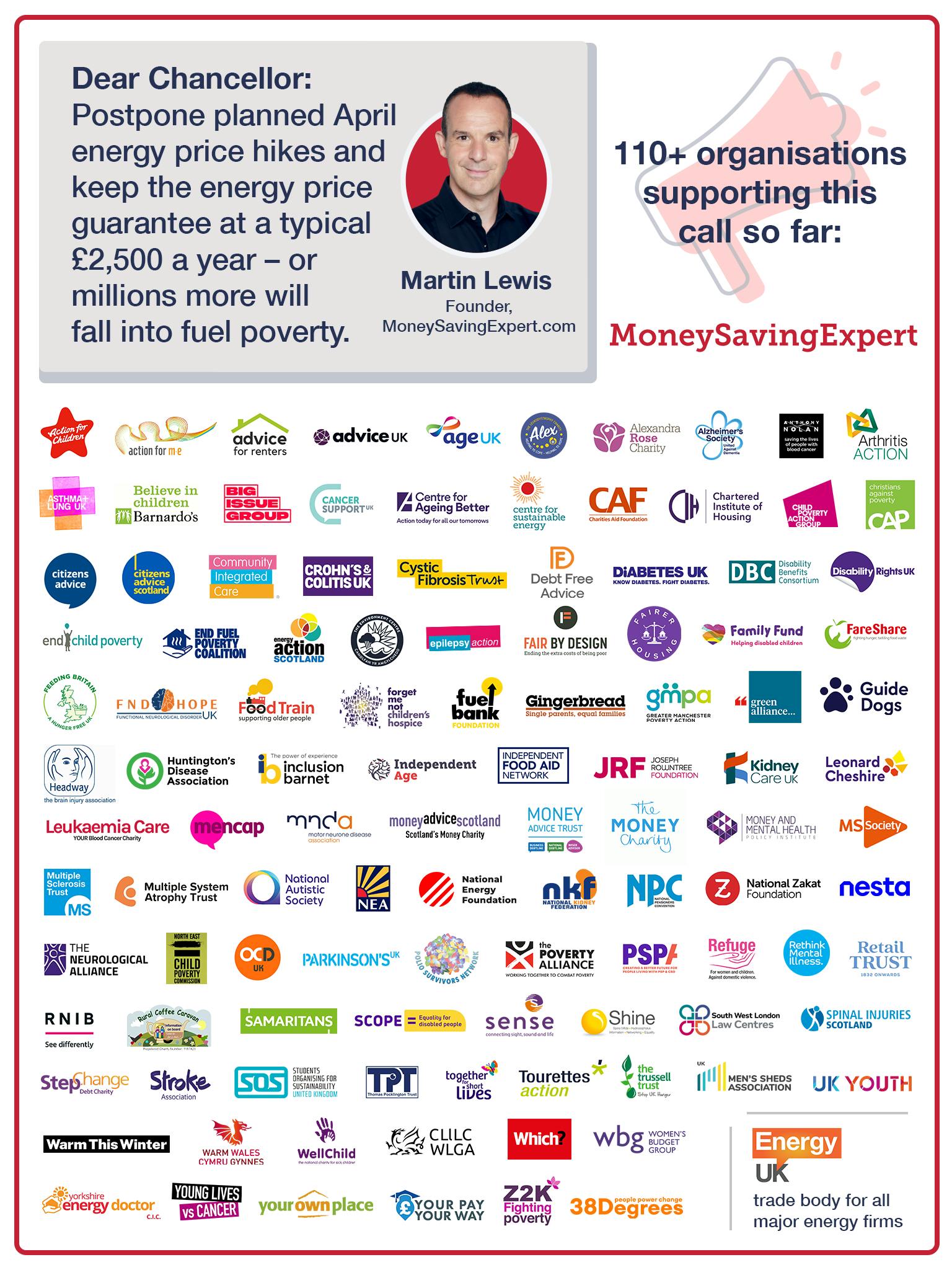 Open letter signed by Martin, MSE and other consumer brands