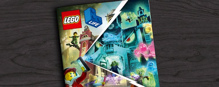 An image of a Lego Life Magazine