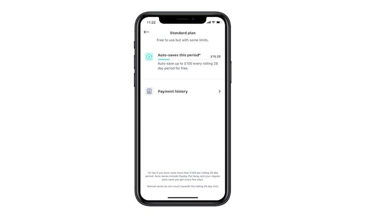 Chip fee screenshot