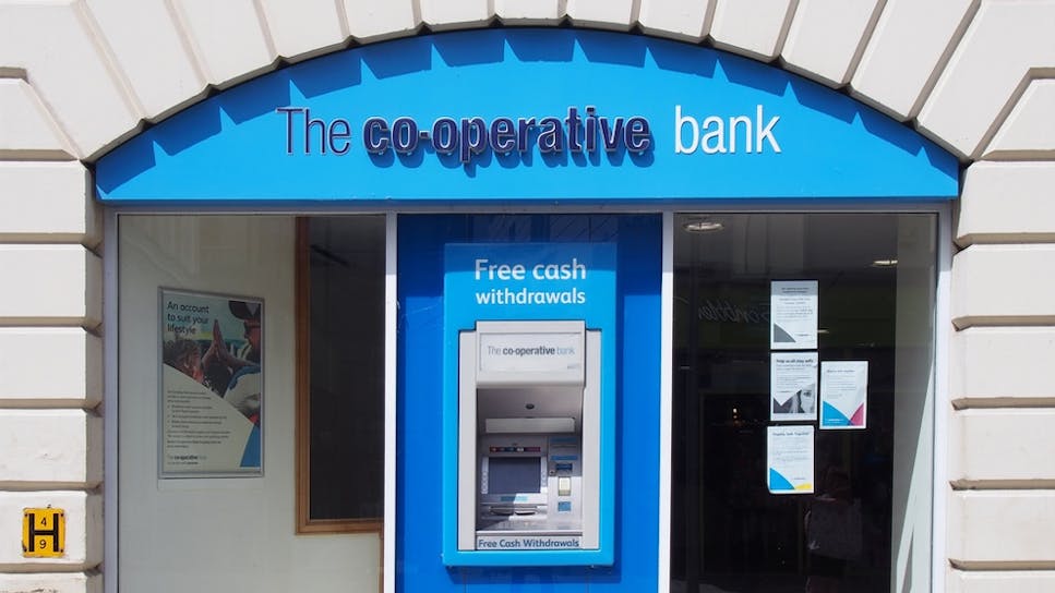 Front of a branch of The Co-operative Bank