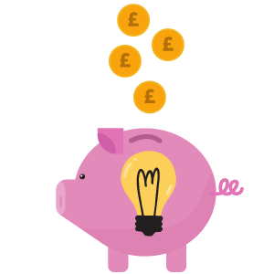 Energy grants piggy bank