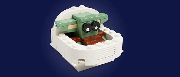 Image of the Lego Star Wars Grogu figure