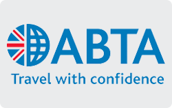 ABTA logo, with the tagline "travel with confidence".